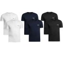 EMPORIO ARMANI 2er Pack Herren T-Shirts Stretch Baumwolle...