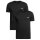 EMPORIO ARMANI 2er Pack Herren T-Shirts Stretch Baumwolle Rundhals O-Neck Bold Monogram