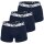 Emporio Armani Herren Boxershorts 3er Pack | Trunk Bold Monogram S-XXL Weiß Dunkelblau Schwarz EM000259 AF14131