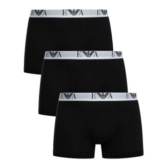 Emporio Armani Herren Boxershorts 3er Pack | Trunk Bold Monogram Größe XXL Farbe 3 x Schwarz EM000259 AF14131