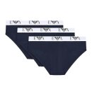 EMPORIO ARMANI Herren Briefs Slips Bold Monogram Logolabel Stretch Cotton 3er Multipack