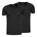 Emporio Armani Herren T-Shirt 2er Pack | Baumwolle &...