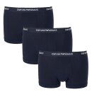 Emporio Armani Herren Boxershorts 3er Pack | Trunk Core Logoband Dunkelblau AF14132 EM000259 S 3Trunks/Marine/Navy