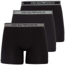 Emporio Armani Herren Boxershorts 3er Pack etwas länger am Bein Core Logoband Schwarz AF20669 EM000261