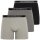 Emporio Armani Herren Boxershorts 3er Pack etwas länger am Bein Core Logoband Schwarz AF20669 EM000261
