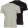 Emporio Armani Herren T-Shirt V-Ausschnitt 2er Pack | Baumwolle & Elasthan Regular Fit Farbe Weiß Dunkelblau Schwarz Grau Größe S-XL EM000392 AF20669