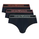 EMPORIO ARMANI Herren Briefs Slips Core Logoband Stretch Cotton im Multipack