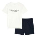 Marc O´Polo Herren Pyjama kurzer Schlafanzug Lounge Set Rundhals Mix & Match