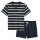 Marc O´Polo Herren Pyjama kurzer Schlafanzug Lounge Set Rundhals Mix & Match