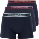 EMPORIO ARMANI Herren Trunks Boxershorts 3-Pack Stretch Cotton im Multipack Premium