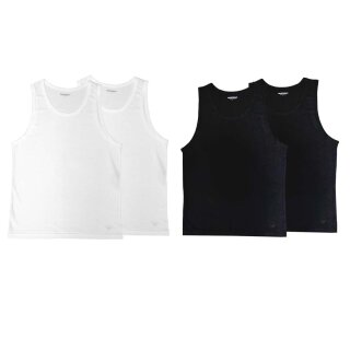 EMPORIO ARMANI 2er Pack Herren Tank Tops Achselhemden Unterhemden Weiß o Schwarz