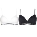 EMPORIO ARMANI Damen Bustier BH Padded Triangle BRA Cotton 1er Pack