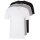 Hugo Boss 3er Pack V Neck T Shirts XL Weiss Grau Schwarz