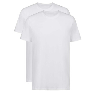 HOM  Rundhals T-Shirts  Größe  6   2 x weiß