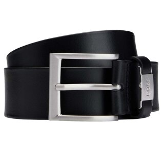 BOSS Herren Gürtel Connio Größe 115 Farbe 001 Schwarz