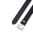 BOSS Herren Gürtel Connio Größe 115 Farbe 001 Schwarz