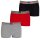 JOCKEY 3er Pack enger Boxer Shorts   XXL  56 Farbmix grau rot marine (982)
