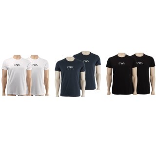 Emporio Armani 2er Pack Rundhals T-Shirts mit Logo...