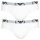 Emporio Armani 2 Pack Slips Mini  CC715   2x weiß  white      M