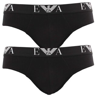 Emporio Armani 2 Pack Slips Mini  CC715   2x schwarz black     S