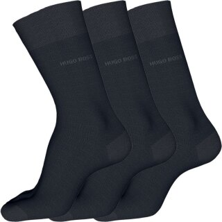 HUGO BOSS 6 Paar  Business Socken    401 Dunkelblau 47 - 50