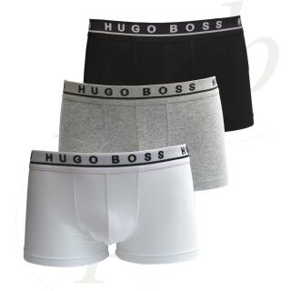 BOSS Herren Shorts 3er Packs Boxershort Trunks Pants s bis xxl weiß - grau - schwarz M