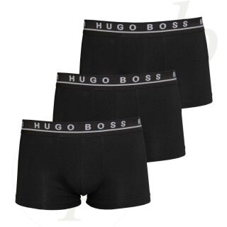 BOSS Herren Shorts 3er Packs Boxershort Trunks Pants s bis xxl schwarz - schwarz - schwarz L