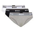 HUGO BOSS 3er Pack Herren Mini Slip   XL  Farbmix weiß grau schwarz