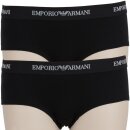 EMPORIO ARMANI 2P Damen Hotpants S schwarz schwarz