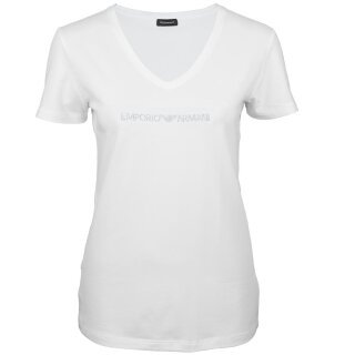 EMPORIO ARMANI 1P Damen V-Neck T-Shirts  weiß M