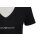 EMPORIO ARMANI 1P Damen V-Neck T-Shirts       schwarz XS