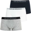 EMPORIO ARMANI 3P Boxershorts   weiß grau blau   M