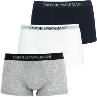 EMPORIO ARMANI 3P Boxershorts    weiß grau blau   XL