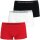 EMPORIO ARMANI 3P Boxershorts   weiß rot schwarz  M