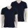EMPORIO ARMANI 2P V-NECK T-SHIRTS           2 blau L