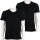 EMPORIO ARMANI 2P O-NECK RUNDHALS T-SHIRT 2 schwarz M