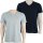 EMPORIO ARMANI 2P V-NECK T-SHIRTS            1blau  1grau M