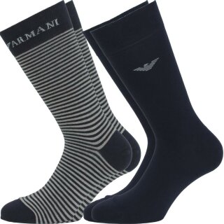 EMPORIO ARMANI one size Socken Blau Grau Schwarz