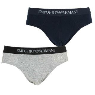 EMPORIO ARMANI  Mini Slip           1 dunkelblau 1 graumeliert S