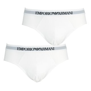 EMPORIO ARMANI 2P HERREN MINI BRIEFS                2 weiss  white S