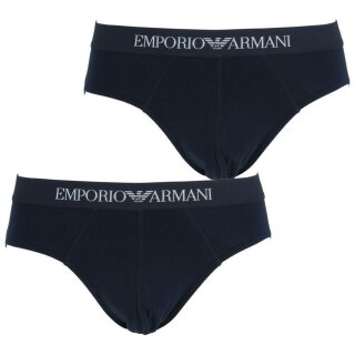 EMPORIO ARMANI 2P HERREN MINI BRIEFS                2 dunkelblau  navy XL