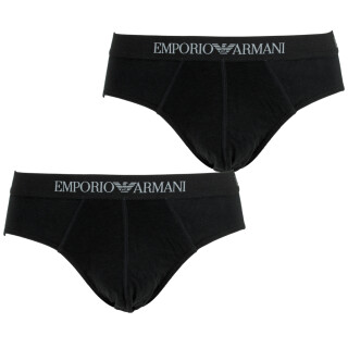 EMPORIO ARMANI 2P HERREN MINI BRIEFS               2 schwarz  black L