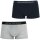 2er Pack Emporio Armani Boxershorts                   1 Graumeliert 1 Dunkelblau M