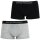 2er Pack Emporio Armani Boxershorts                  1 Graumeliert 1 Schwarz M