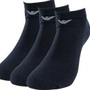 EMPORIO ARMANI Herren Sneaker Socken in Weiß Blau Mix & Schwarz