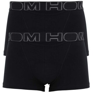 HOM 2 Pack HO1 Herren Boxershorts Boxerlines 2 schwarz V001 XL