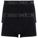 HOM 2 Pack HO1 Herren Boxershorts Boxerlines 2 schwarz...