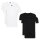 BOSS 2er Pack Herren V-Neck T-Shirts Baumwolle Stretch Schwarz oder Weiß