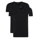 HUGO BOSS 2Pack Slim Fit stretch Herren V-Neck T-Shirts 2...
