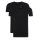 BOSS 2er Pack Herren V-Neck T-Shirts Baumwolle Stretch 2 x Schwarz Gr.XL